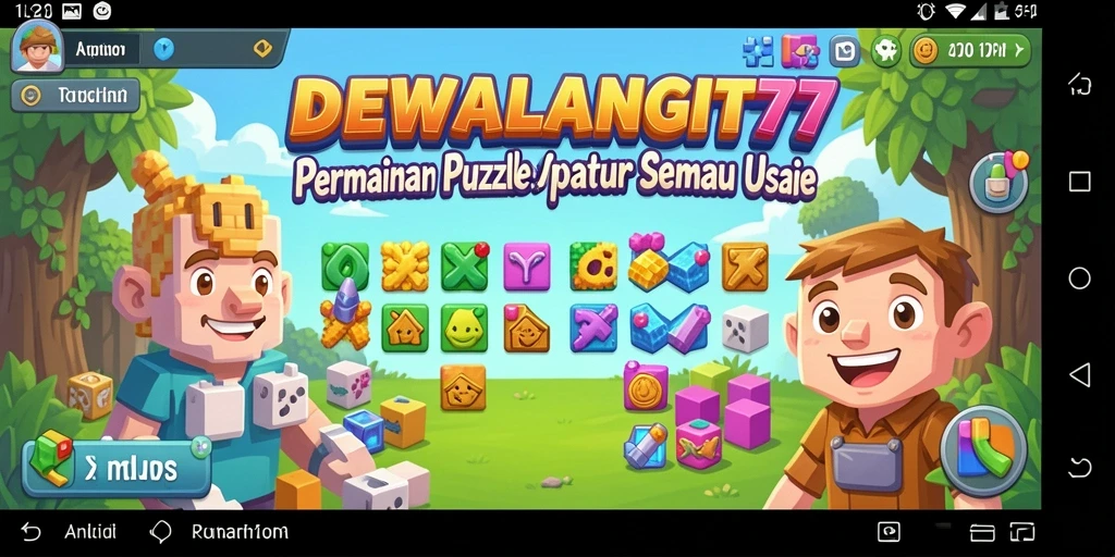 Tampilan gameplay menarik dari DEWALANGIT77 dengan teka-teki yang menantang.