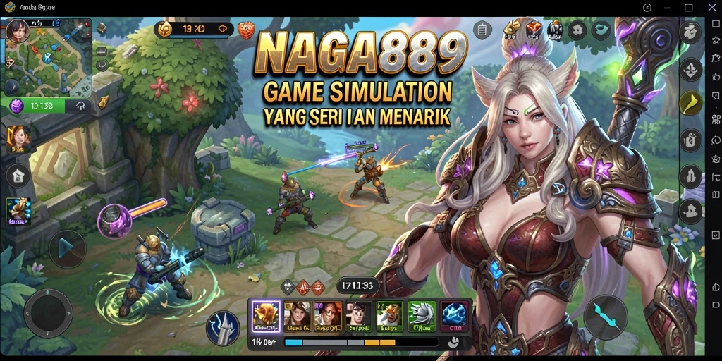 Tampilan gameplay NAGA889 dengan berbagai fitur menarik