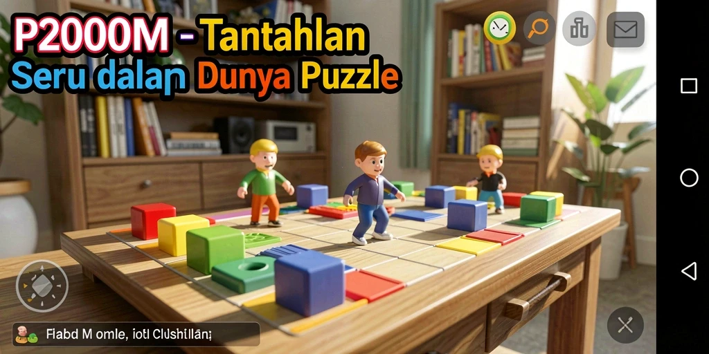 Tampilan gameplay P200M yang seru dan menantang dalam kategori Puzzle.